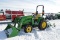 ,17 JD 3038E w/ 160 loader, 350 hrs, 540 pto, 3pt, toplink, open station