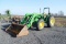 JD 5093E w/ JD H260 loader w/ bucket, 3,778 hrs, 4wd, open station, LHReverser, 2 remotes, 540 pto,