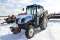 New Holland T4040 tractor w/1,293 hrs, 2wd, cab w/ ac & heat, 6 front wieghts 88lbs a piece, 3pt, 54