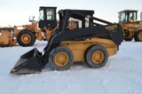 NH LX885 slid loader w/ 3,225 actual hrs, High Flow hyd, 12R-16.5 tires Selling w/ 78