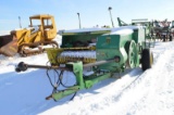 JD 338 sm. square baler w/ string tie, 540 pto, 5' pick-up, w/ JD 40 kicker