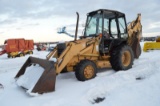 Ford 455C back hoe w/ 7,574 hrs, 4wd, Extenda-hoe, left hand reverser, 4 speed trans, 6' front bucke