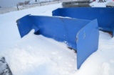 8' Skid mount Snow pusher (new)