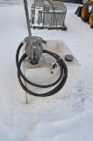 50 gallon pump with manual fuel pump