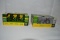 JD 175th anniversary tractor set & 4850/ 4955/ 4960 tractor set, die-cast metal, new in box