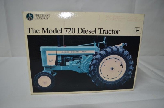 The model 720 diesel tractor, Precision classic, new in box