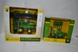 9870 STS combine & 1958 95 combine, die-cast metal, new in box