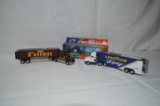 Goodyear racing semi, Hershey's Fifth Ave semi, & Limited edition NY Yankee semi (3 piece)