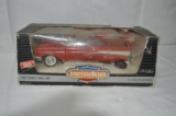 Collectors Edition 1957 Chevy Bel Air, 1/18 scale, die-cast metal, in box (damaged back axle)