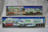 Hess Toy Truck & Racer,  & Hess 18 wheeler & racer, new in box (2pc)