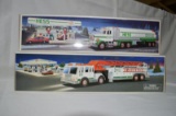 Hess Toy tanker truck & Hess Fire truck, new in box (2pc)