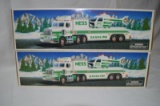 2- Hess Toy truck & Helicopter, new in box (2pc)