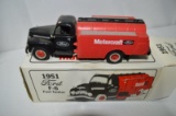 1951 Ford F-6 Fuel tanker, die-cast metal, 1/34 scale, new in box