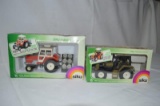 Siku Farmer Series 2853 Massey Ferguson 3050A w/ transplanter box, & 2856 Renault-Traktor, new in bo