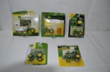 Misc JD 1/64th tractors, new in box