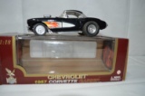 1957 Chevrolet Corvette gasser, die-cast metal, 1/18 scale, new in box