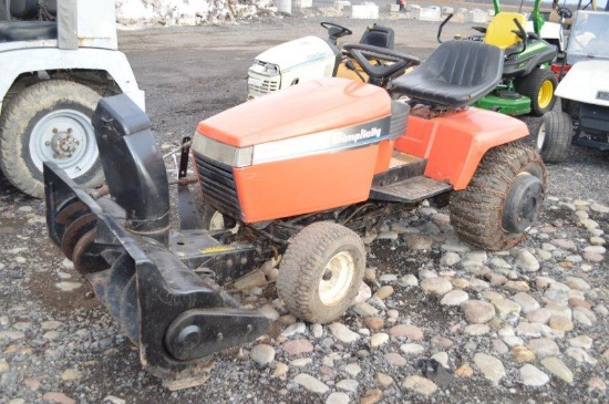 Simplicity Land Lord 16hp hydro mower w/snowblower, 48" deck