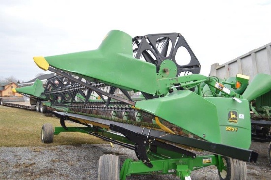 JD 925F 25' Flex head, w/ Polly, full finger, all new poly & Knife guards, knives in fall 2019