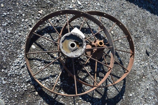 2- large wagon rims