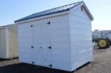 8'x11' white shed