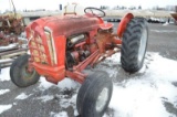 MF tractor w/ wide front, gas