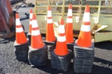 74 new traffic cones