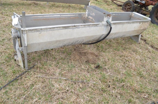 8' Stainless steel invertible water trough