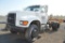 '95 Ford F800 cab & chassis w/ 103,566 mi, automatic, wet line, sells w/ extra pallet of parts (engi