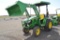 '18 JD 3025E w/ 300E loader, 42 hrs, 4wd, hydro, 3pt, 540 pto (extended warranty until 4-16-25)