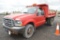 '02 Ford F350 Super duty dualy w/ 9' dump box, automatic, V8 gas engine, vin# 1FDWF36L22EC49767 (tit