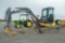 '16 JD 50G mini excavator w/ 427 hrs, cab w/ air/heat, 24'' digging bucket & 36'' ditching bucket, h