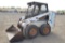 Bobcat 753 skid loader w/ 5' material bucket, aux hyd, manual quick att (hrs unknown)