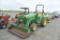 JD 4400 tractor w/ 430 loader, 4882 hrs, hydro, open station, 3pt (no rear pto)