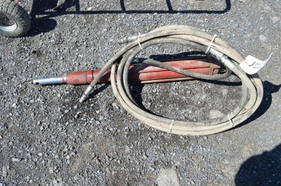 Hyd cylinder w/ hoses