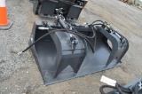 Wolverine heavy duty skid mount hyd grapple bucket