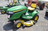 JD X320 riding mower w/ 352 hrs, 48'' deck