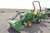 '18 JD 1025R w/ 120R loader, 137 hrs,  hydro, 4wd, 3pt, 540 pto, diesel (extended warranty until 6-1