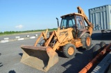 Case 590 Turbo backhoe w/ 4wd, 24'' digging bucket, outriggers, 19.5L-24 rubber, hr meter not workin