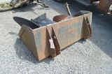 55'' Bobcat skid loader material bucket