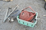 Tote of water hose