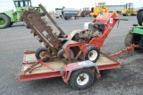 Barreto 1324-D trencher w/ Honda 390 gas engine, sells w/ transport cart (runs & operates great)