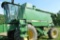 '91 JD 9400 combine w/ 2896/1923 hrs, 4wd, 30.5L32 rubber (sells w/ brand new JD bin extention. Mike