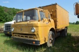 '63 Ford 800 cab over 6 wheeler w/ 14' dumping grain body, gas VIN:C80FU460647 (Transferrable Reg)