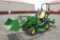 '16 JD 1025R w/ H120 loader, 72hrs, 54'' Auto Connect deck, 540 pto, 3pt w/ top link, 4wd, diesel, l