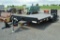 '19 BigTex 10ET 18' equipment trailer w/ Mega ramps, 10,000# GVW, LED lights, VIN# 16VEX1822K3041216