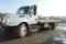 '03 Int 4300 roll off truck w/ 24' roll of bed rated 12,000#, 6000# cable winch, stinger, 267,462mi,