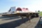 Transcraft 44' flat bed trailer w/ spread axle, bad frame