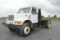 '97 Int 4700 w/ 12' flatbed, 155,955mi, DT466 engine, automatic, pintle hitch, VIN#1HTSCAAR4VH443220