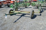 JD double rake hitch w/ weights & center hitch, adjustable width