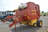 NH 648 Silage Special round baler w/ acid applicator, string tie (monitor)